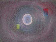 Space voyage 1, pastels on paper by Filip Finger