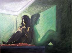 Iwona 2, Oil on canvas by Filip Finger