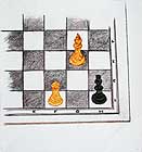 Chessboard, pastel drawing by Filip Finger